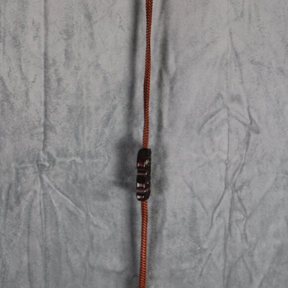 Vintage Tiki Bolo Tie - Hand Carved Maori Teko Clasp - Adult One Size - Picture 1 of 5